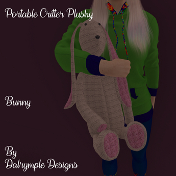Second Life Marketplace - [Dalrymple Designs] Portable Critter-Bunny